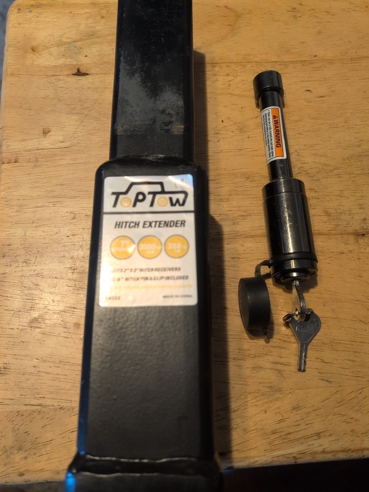 TOPTOW 8-1/2” Trailer Hitch Extender With Lock