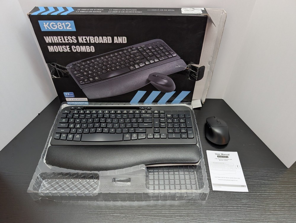 KG812 Wireless Keyboard and Mouse Combo