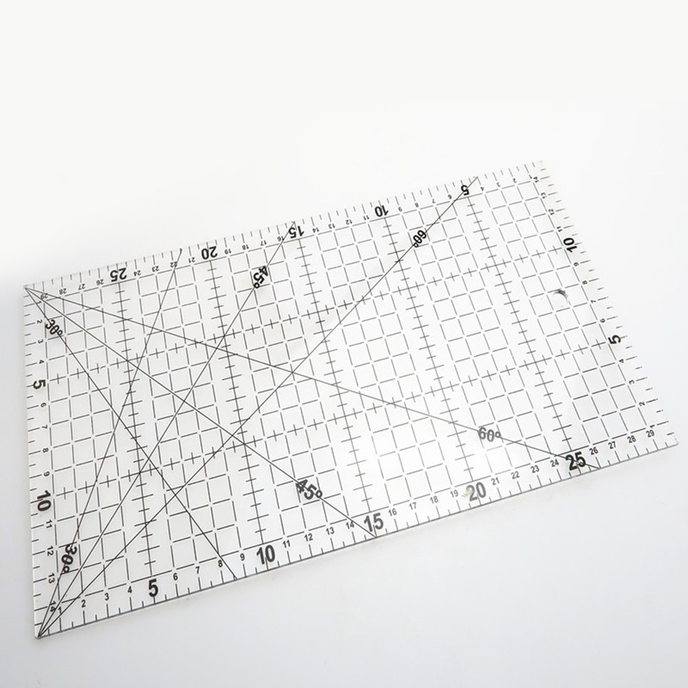 Square Sewing Ruler Measuring Board Rulers for Patterns Patchwork Quilting