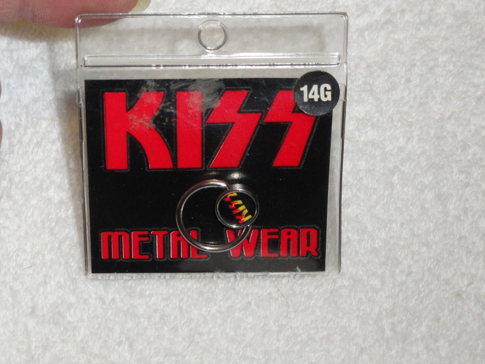 KISS Flame Logo Body Jewelry Metal Wear
