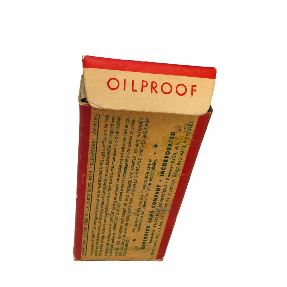 Vtg. Remington Xleanbore Shot Shell Ammo Empty Box 30/30 w/Insert Empty