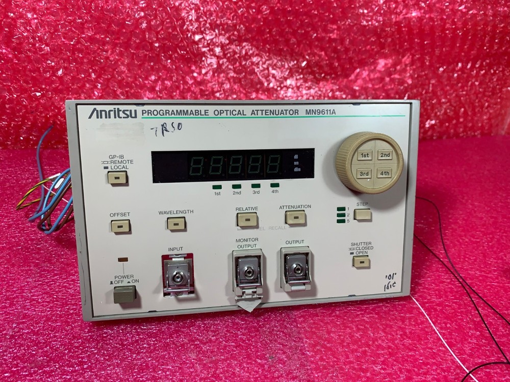 Anritsu PROGRAMMABLE OPTICAL ATTENUTOR MN9611A Panel + board only W32U7727 X2