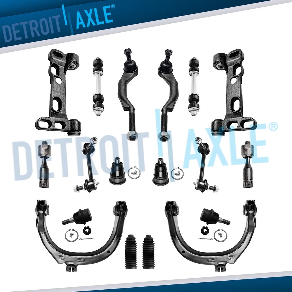 18pc Front Upper Lower Control Arm Bracket Kit for Chevy Trailblazer GMC Envoy