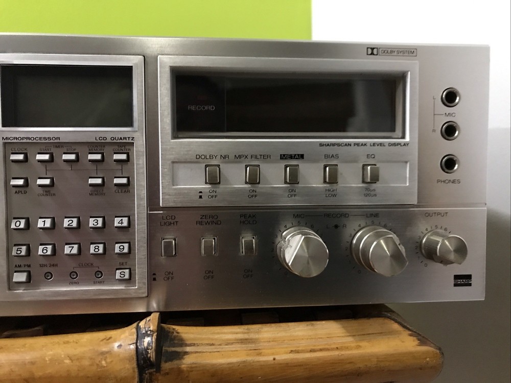 Vintage SHARP RT-4488 Computer Controlled Stereo Cassette Deck