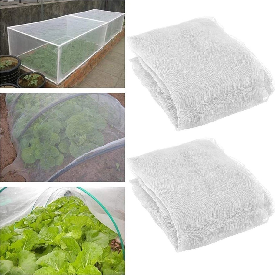 10*50ft Mosquito Garden Bug Insect Netting Barrier Bird Net Plant Protect Mesh/#
