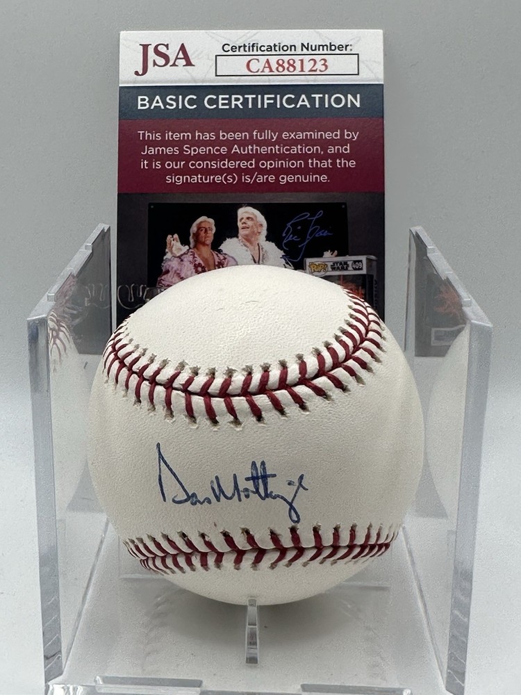 Don Mattingly Autograph Signed OML Baseball - JSA COA