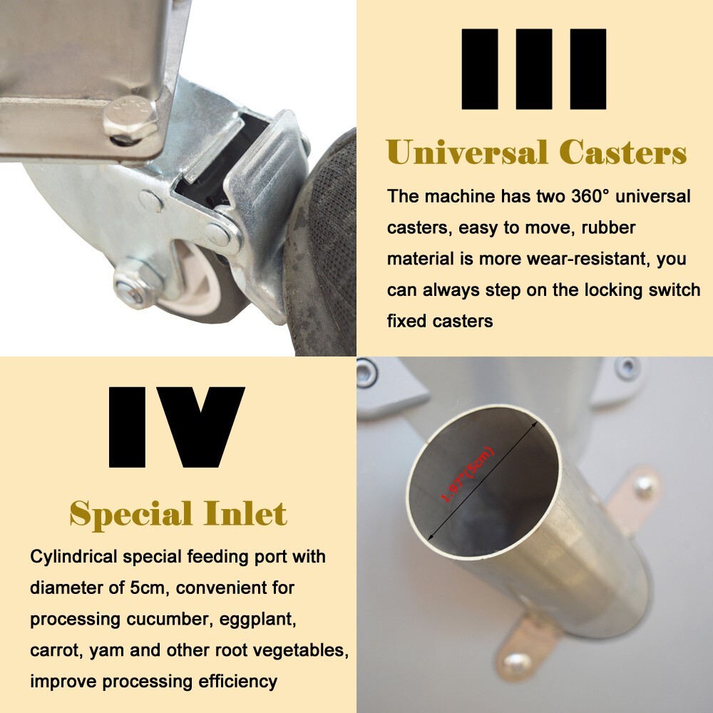 Multifunction Electric Fruit Vegetable Cutter Slicing/Shredding/Dicing Machine