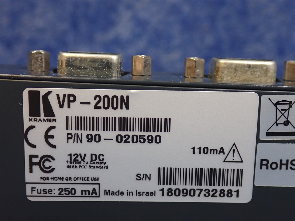 Kramer VP-200N High-Resolution XGA Distribution Amplifier (G79)