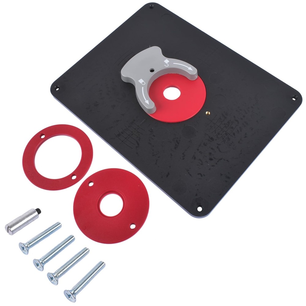 PRS4038 Precision Router Table Insert Plate with LevelLoc Rings Undrilled