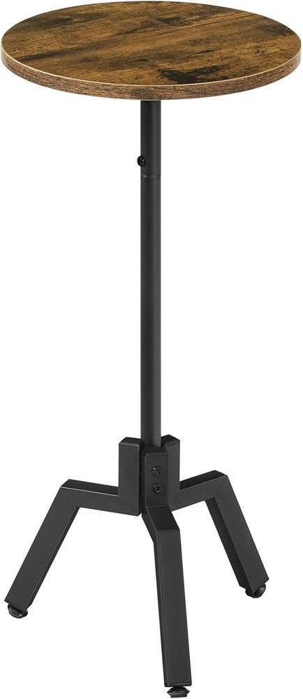 Round Side Table, Small End Table, Drink Table, beside Table for Small Space, Co