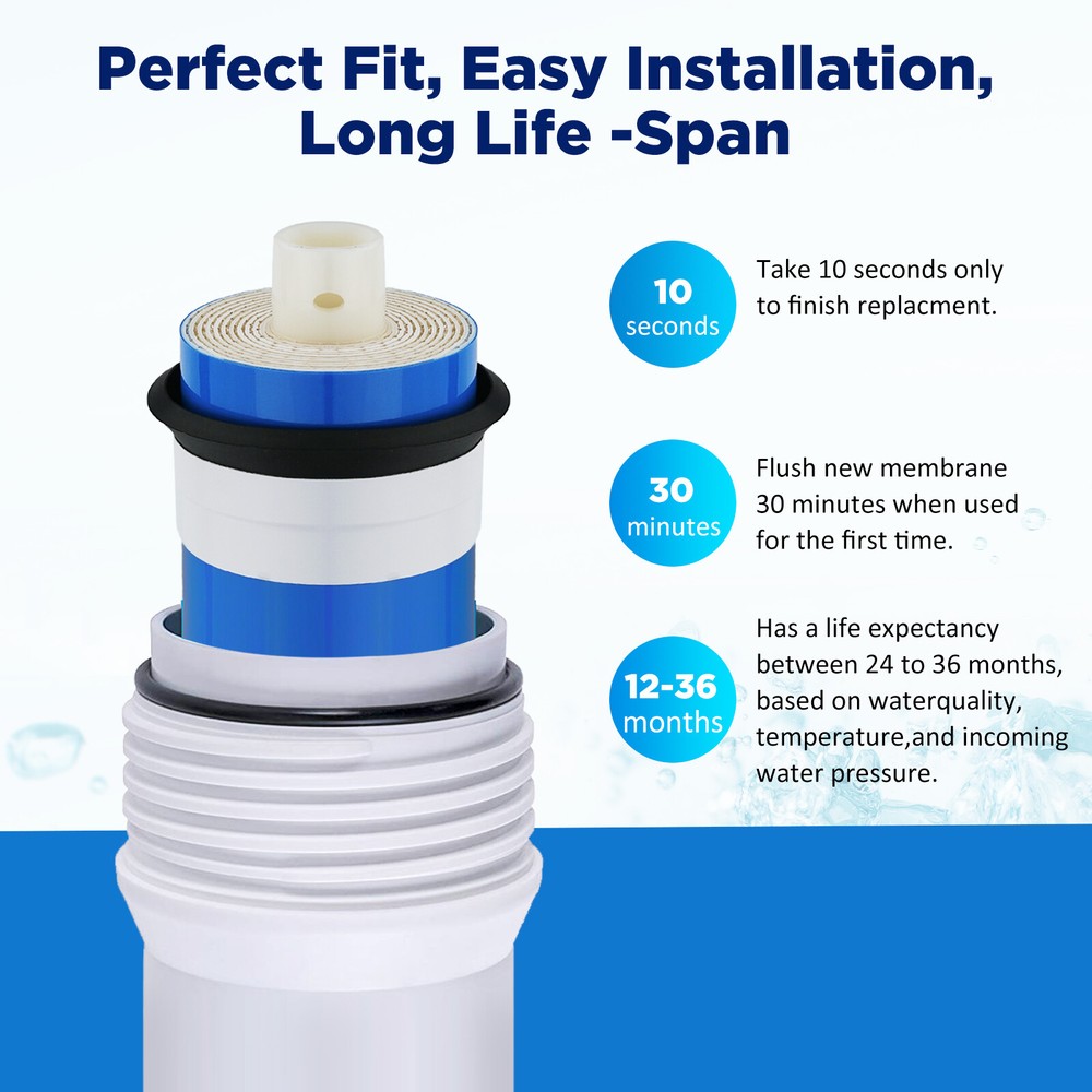 600 GPD RO Membrane Maple Syrup Water Filter Reverse Osmosis System Replacement