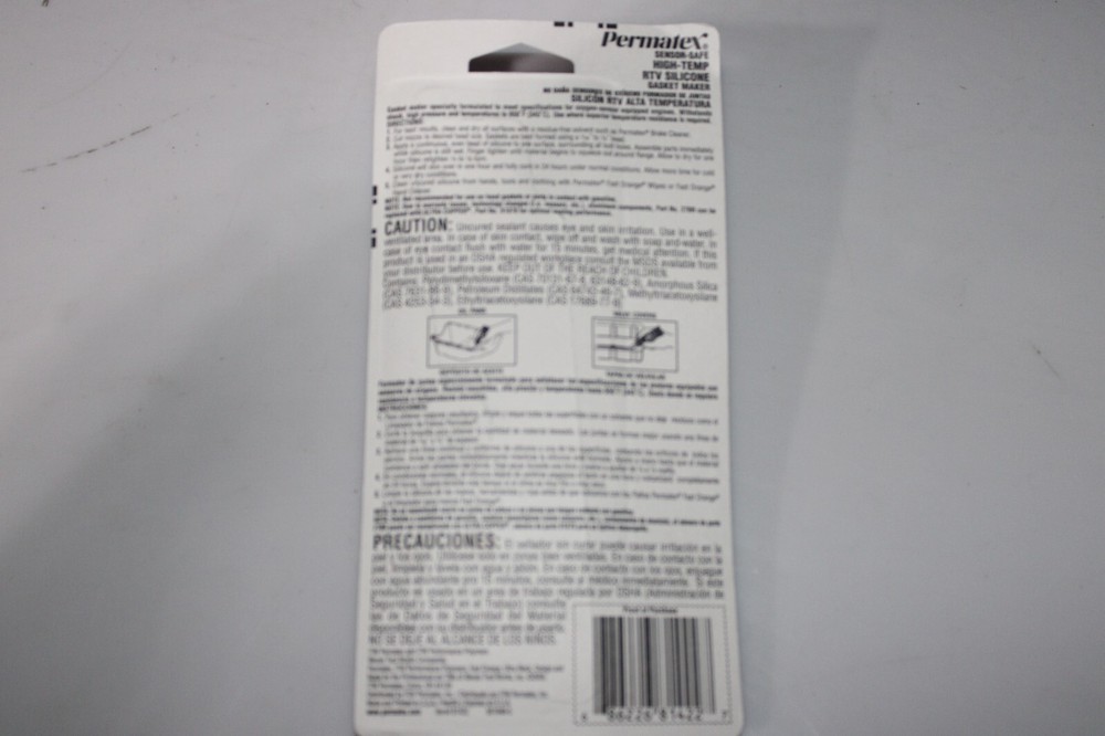 Permatex 81422 27B Sensor Safe High Temp Gasket Maker 3oz