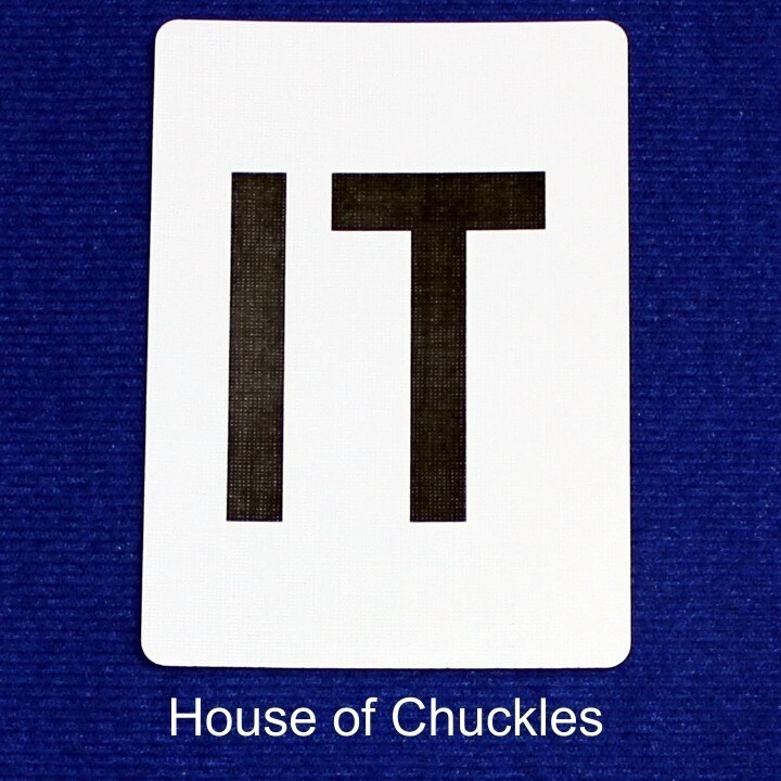 It, Bicycle Printed Gaff Card, Blue