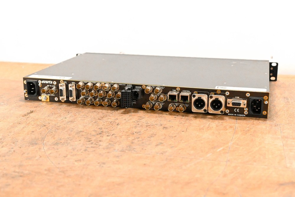 Evertz 5601MSC Master SPG/Master Clock System CG0015Q