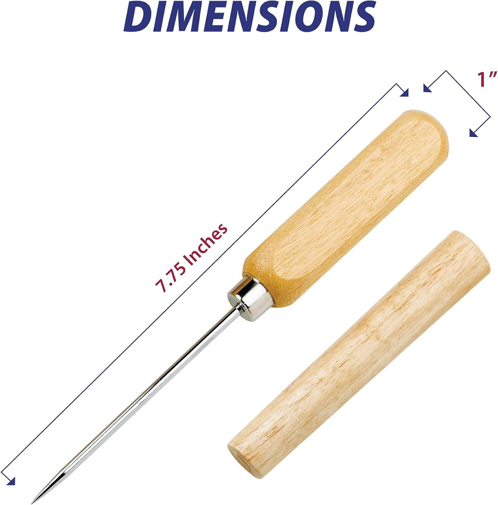 HIC Kitchen Ice Pick with Cover