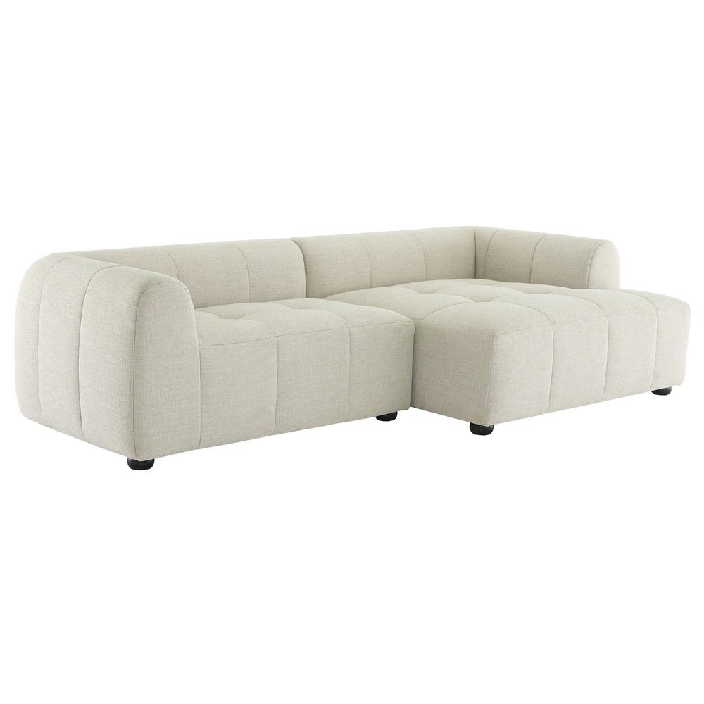Liana Modular Sofa with Chaise in Linen