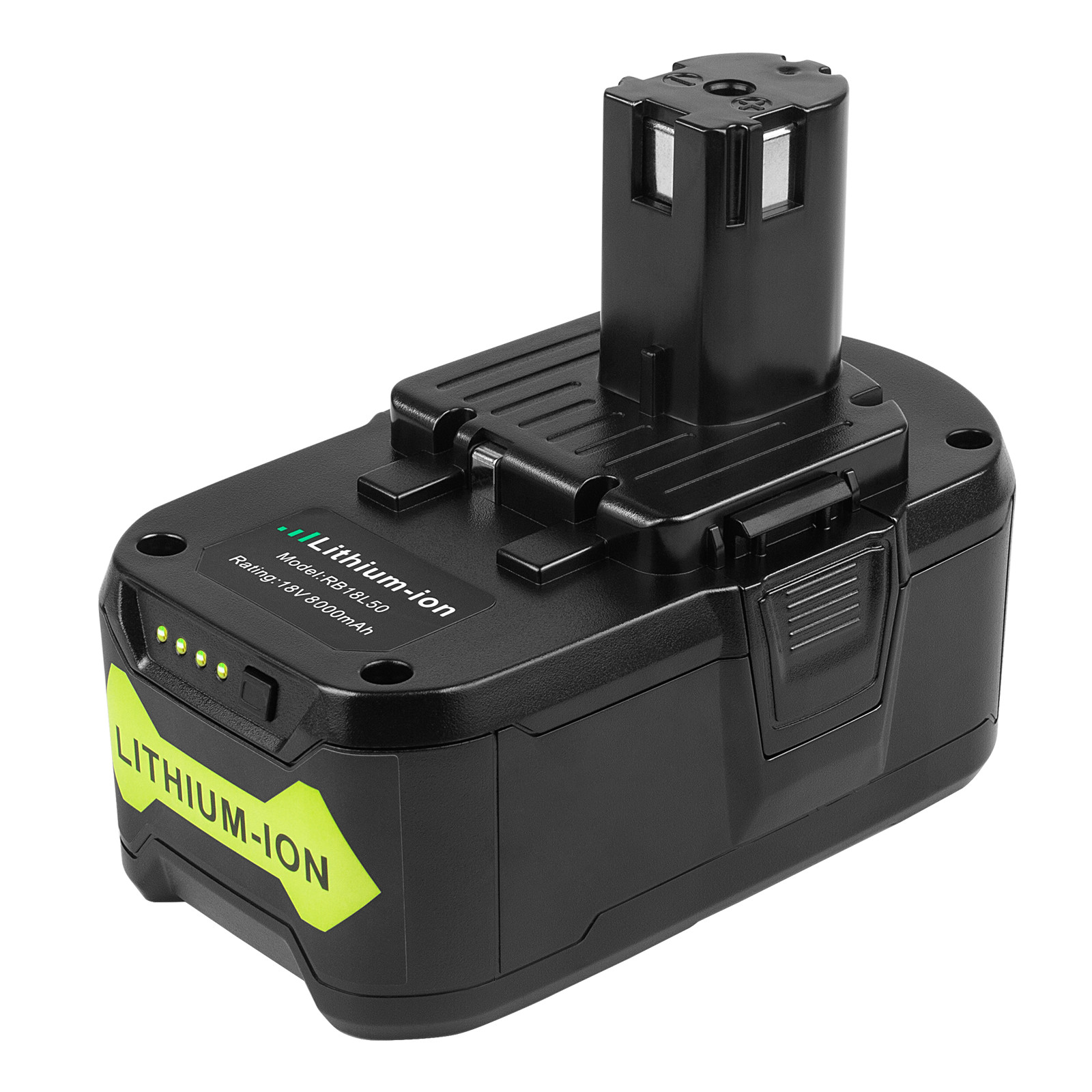 8.0Ah 18Volt For RYOBI P108 18V For One+ Plus High Capacity Lithium Ion Battery