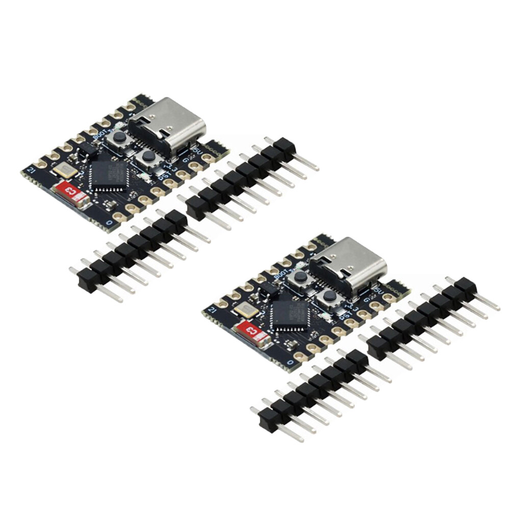 2PCS ESP32-C3 Super Mini WiFi Bluetooth Development Board RISC-V UART I2C SPI