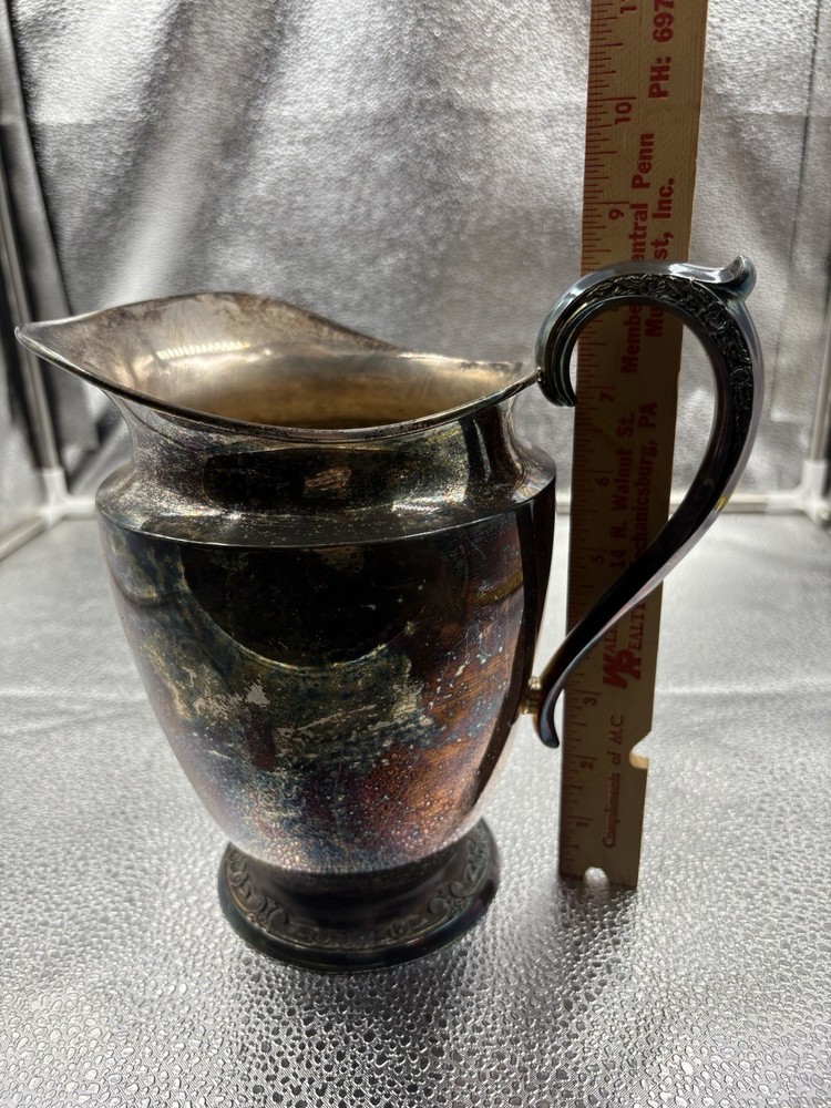 WMA Rodgers Silver Pitcher Vintage