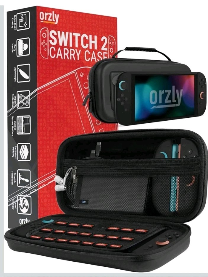 Orzly Case Compatible with Nintendo Switch 2 Protective Carry Case (2025 Model)