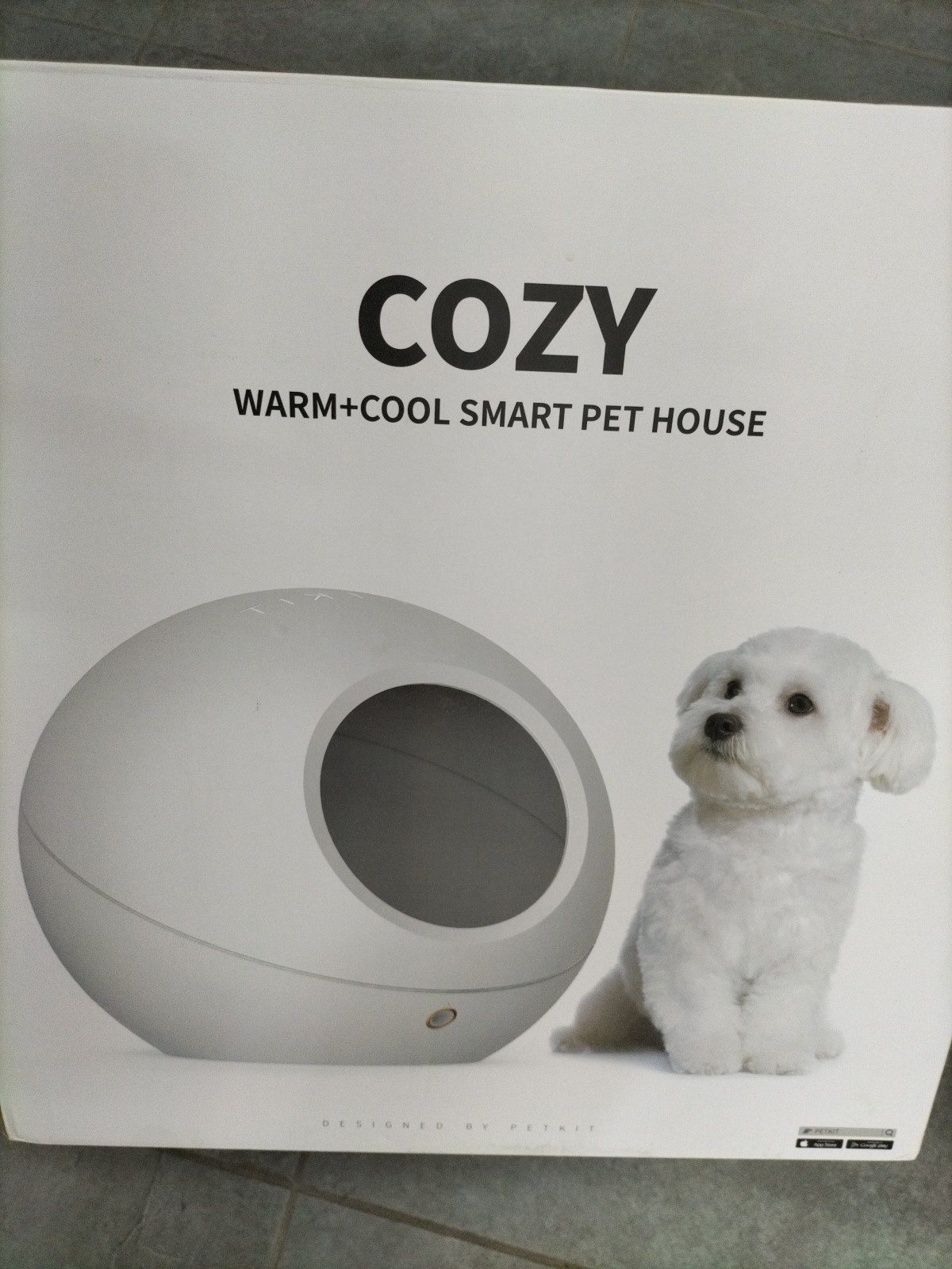 PETKIT P810 Cozy SMART PET HOUSE WHITE HEATED COOLED INDOOR CAT/DOG BED .