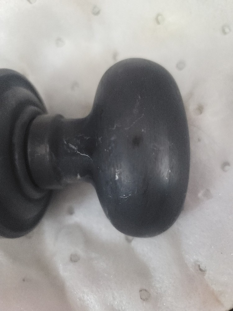Baldwin Egg Knob 5225-102-FD oiled Rubbed bronze dummy set