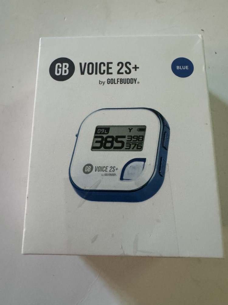 GolfBuddy Voice 2S+ GPS Rangefinder Automatic Course Recognition Blue
