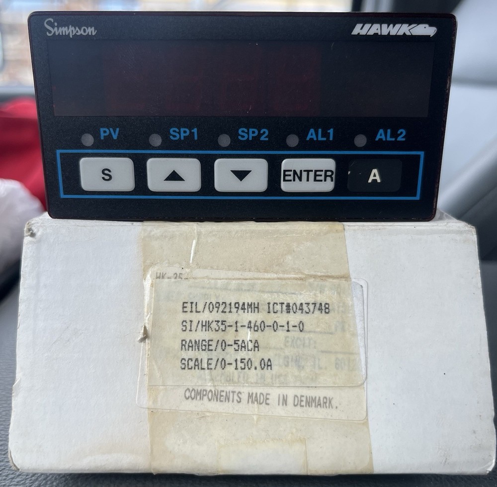 SIMPSON HK-35-1-460-0-1-0 PANEL METER