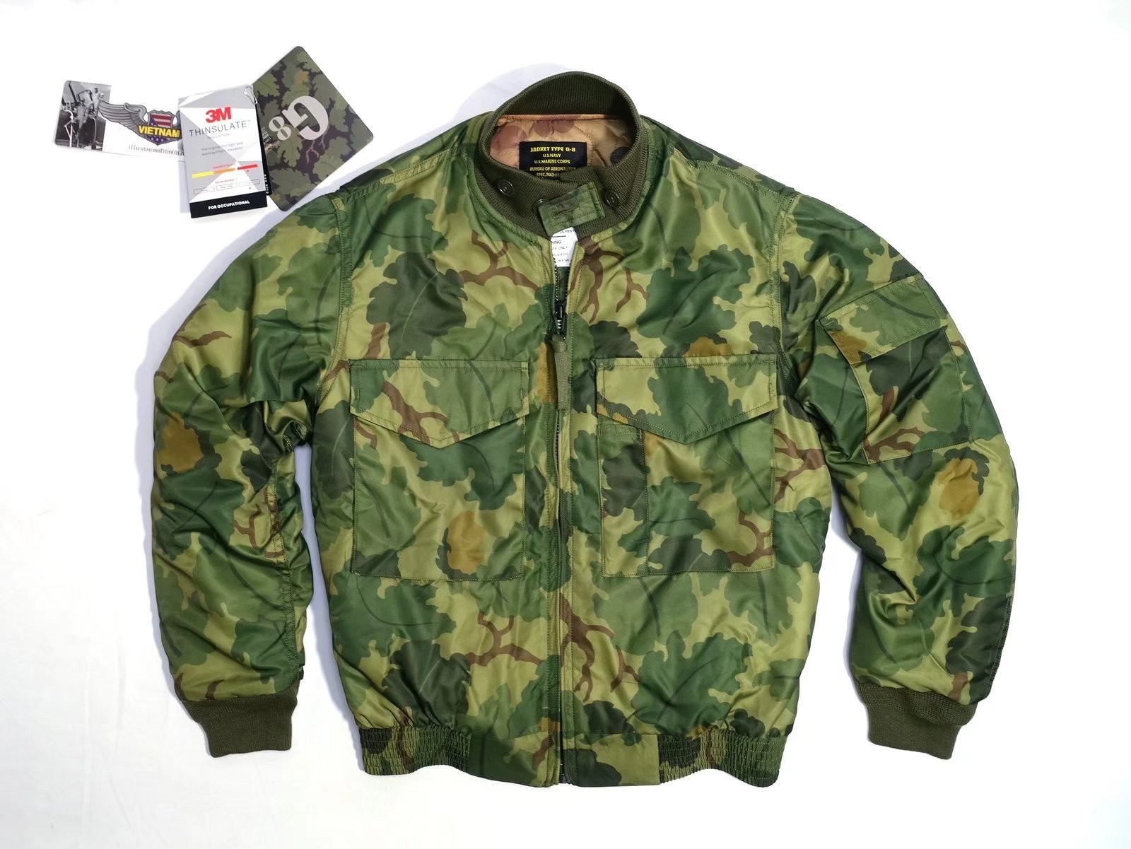 nylon G-8 flying jacket，camouflage Mitchell