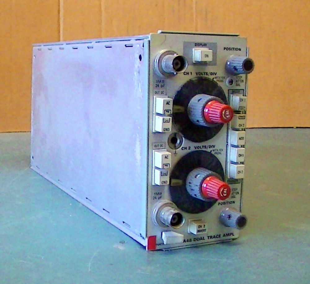 TEKTRONIX 5A48 DUEL TRACE AMPL PLUG-IN MODULE