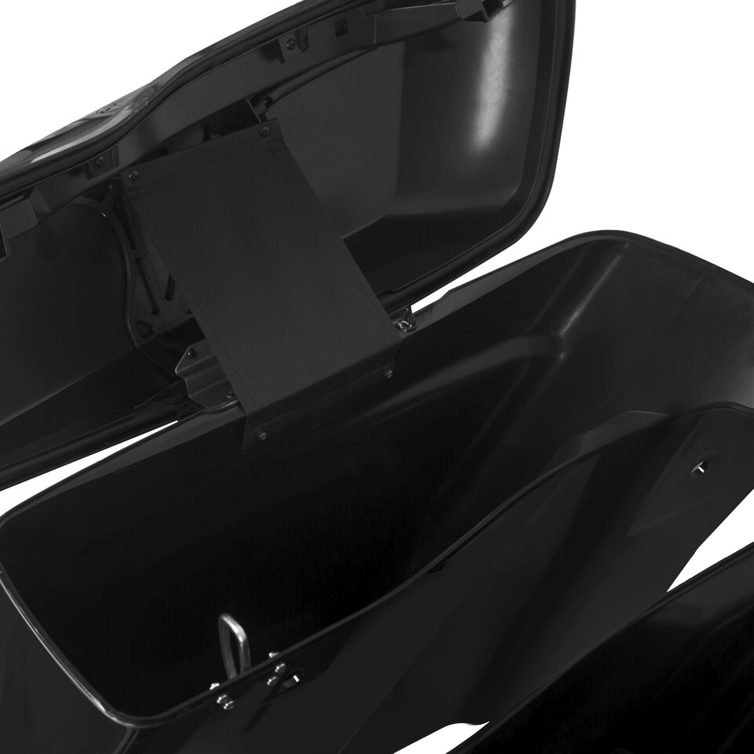 5" Stretched Extended Hard Saddlebags For Harley Touring Road Street Glide 93-13