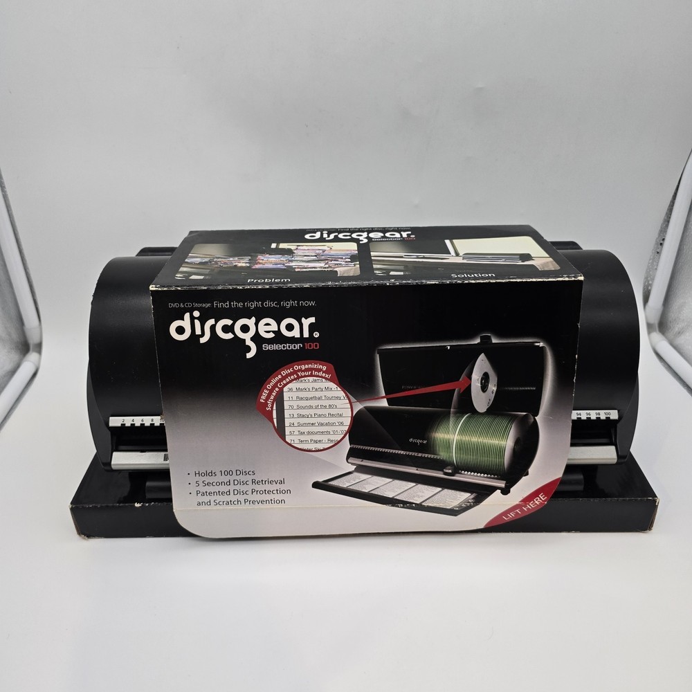 Discgear CD DVD Storage Organizer