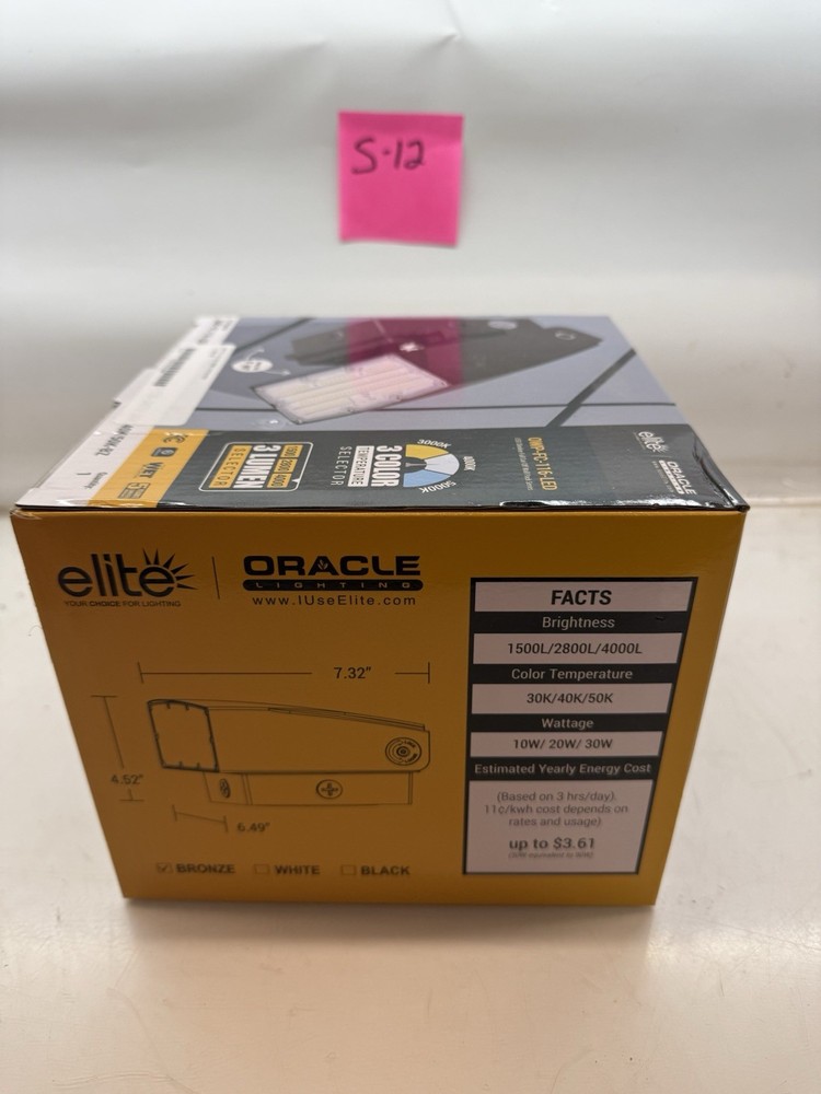 Oracle Lighting OWP-FC- 116 -LED Dimmable Multi-Volt Wall Pack