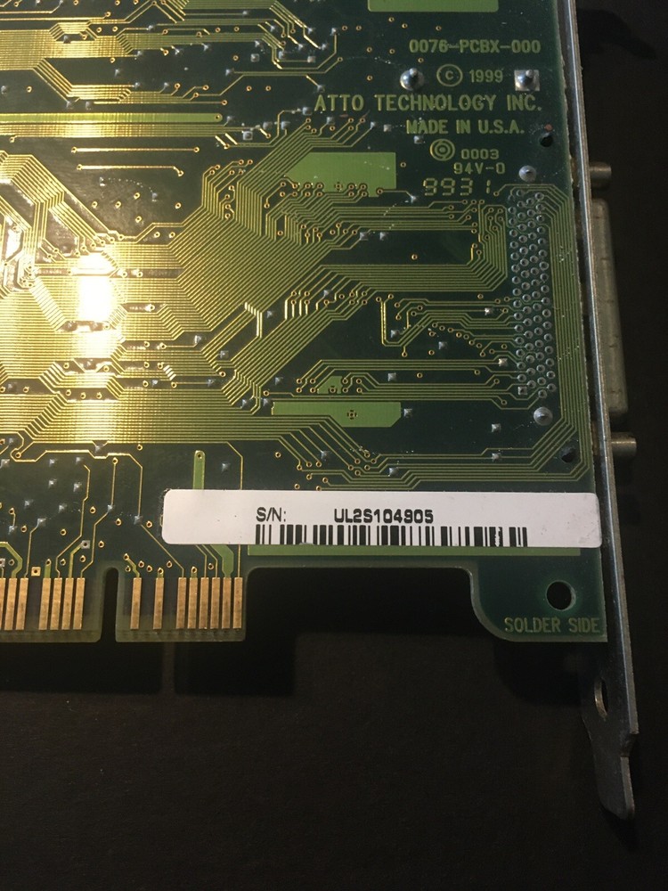 ATTO ExpressPCI-UL2S SCSI Controller Card (Tested)