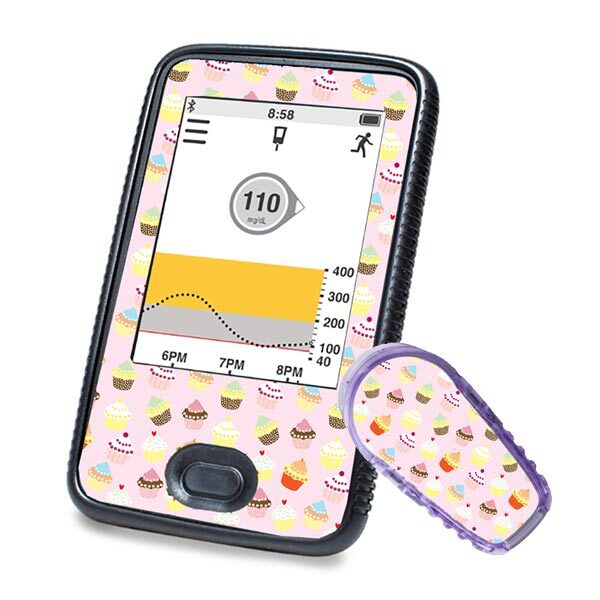 Sticker for Dexcom G6 Sticker (Receiver + Transmitter) - Diastic Cupcakes