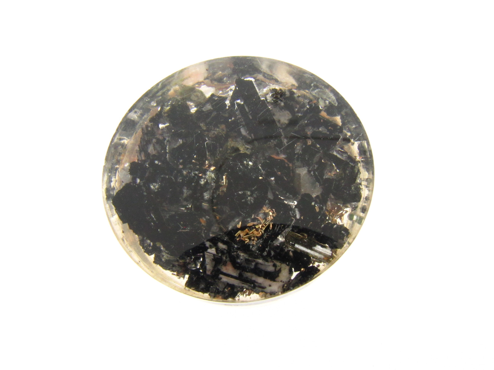 Black Tourmaline Orgone Tower Buster Energy Generator EMF Protection 1.75"