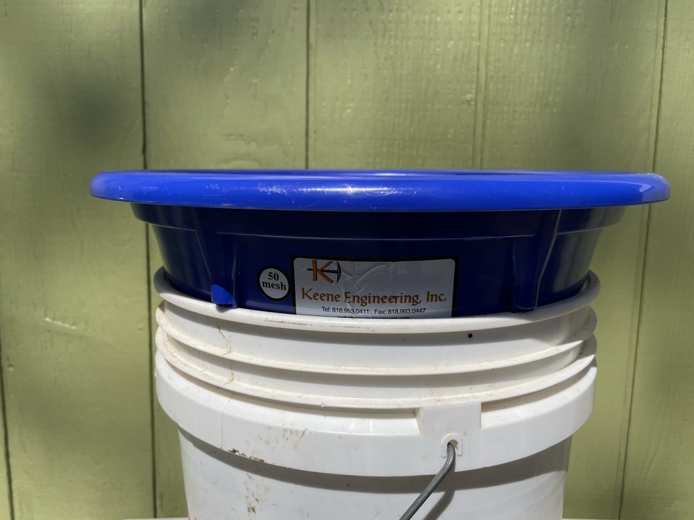 Keene Engineering Gold Classifier Sifting Prospecting Pan 50 Mesh Screen RARE!