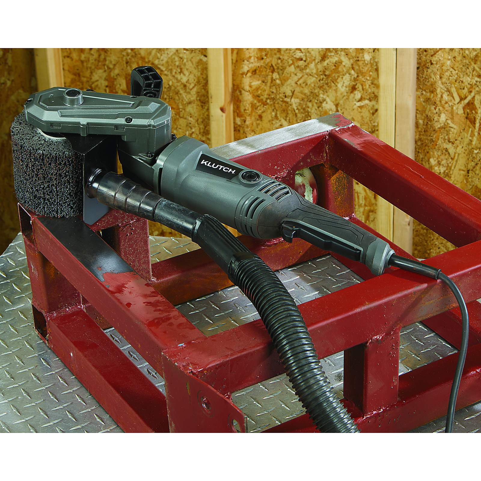 Klutch Electric Surface Conditioning Tool to Prep Metal to Paint, 11 Amps