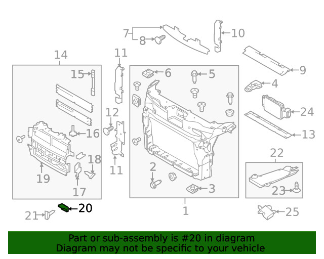 Genuine Ford Lower Bracket Support Bracket FB5Z-8B455-B