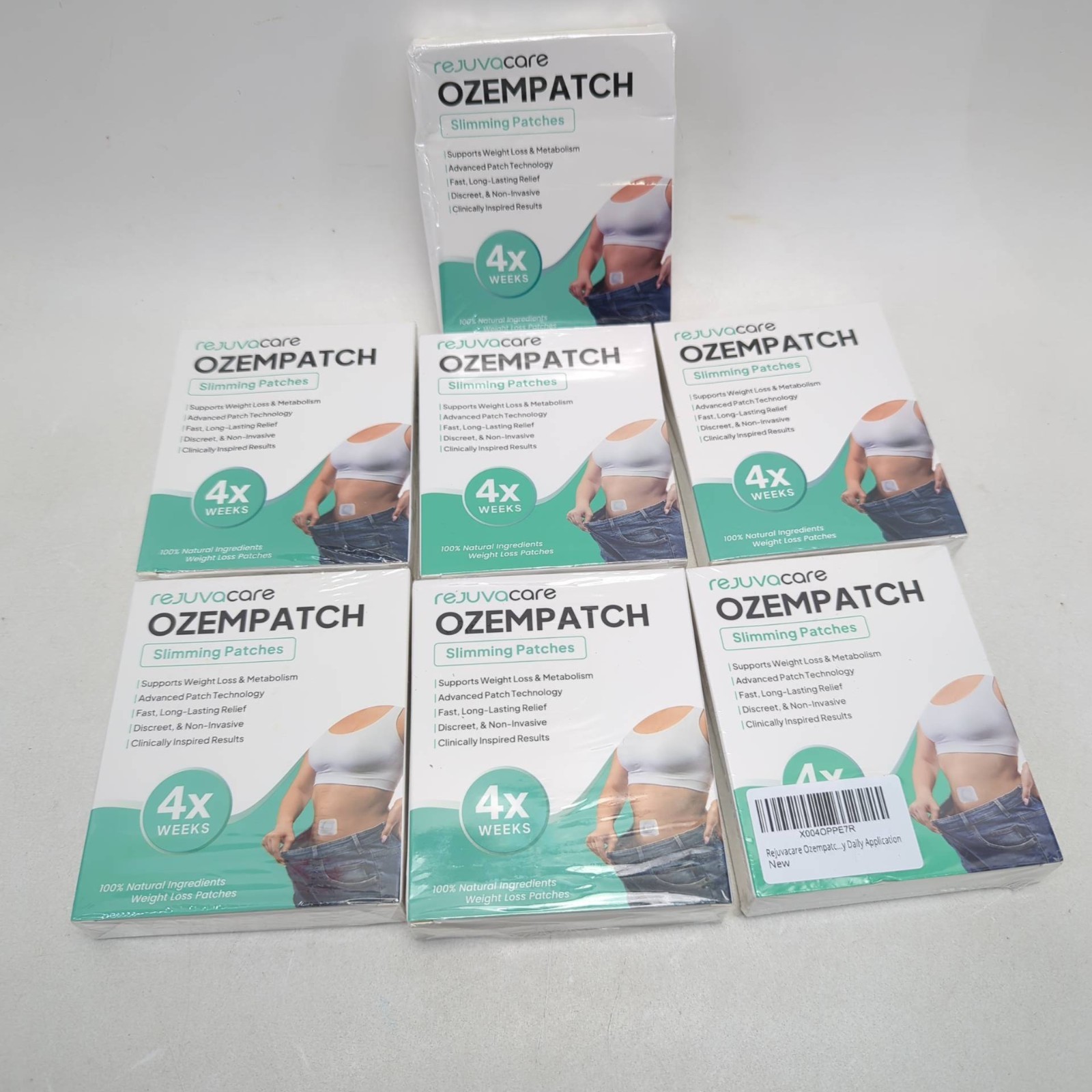 7 Rejuvacare OzemPatch Tonepatch Slimming Patches Lot Of 7 Months 210 Count