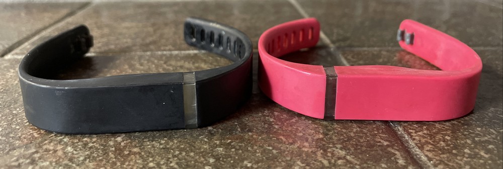 Fitbit Flex Interchangeable Bands Set Of 2 Black & Pink