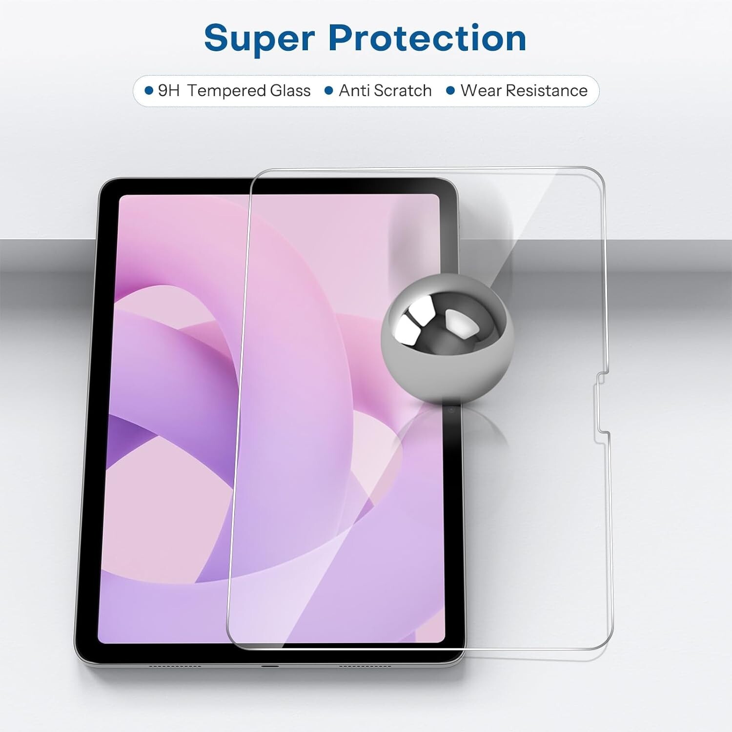 2 Pack iPad Air 11 inch Screen Protector Tempered Glass for iPad Air 11" M2 2024