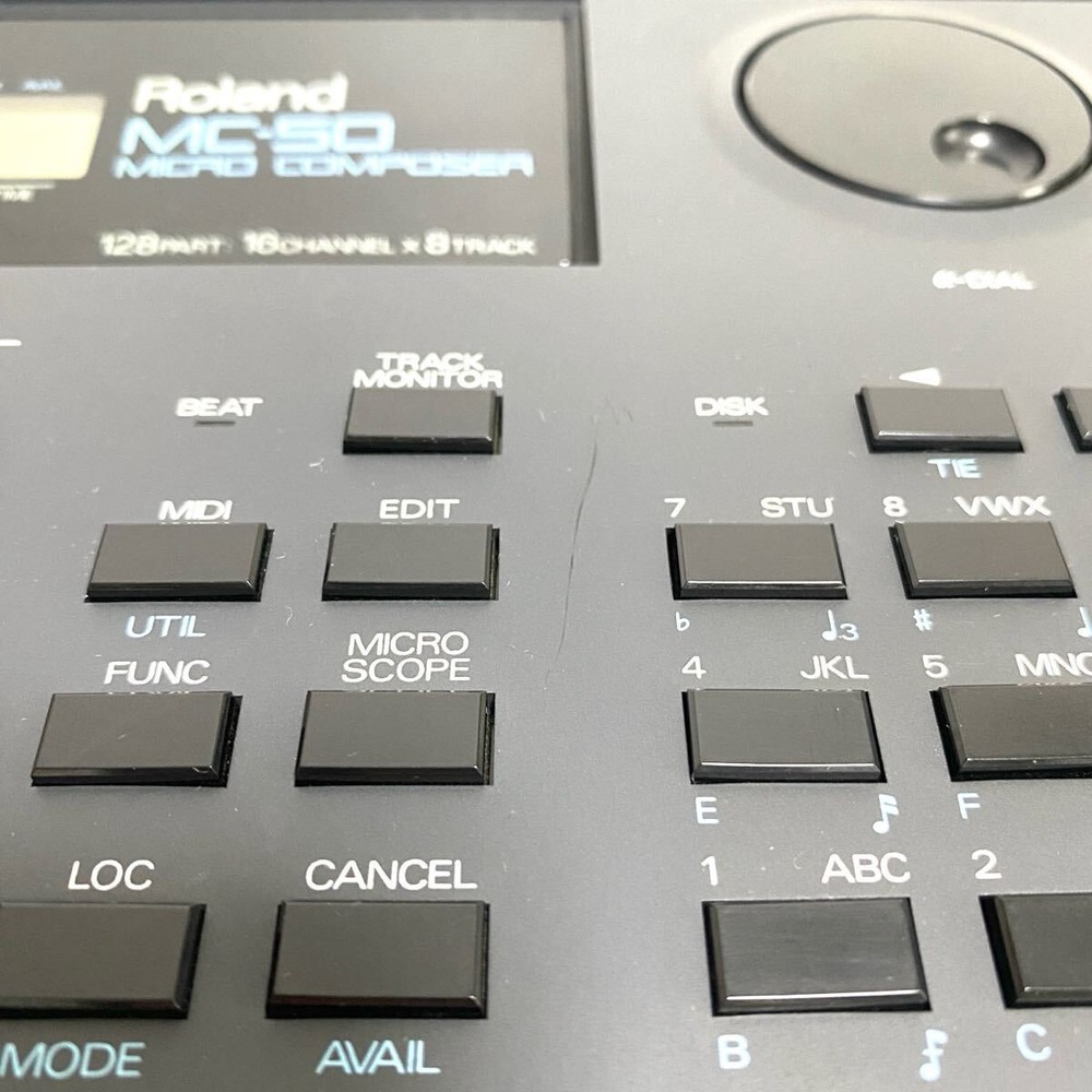 Roland MC-50 Micro Composer Sequencer Power on confirmed only.