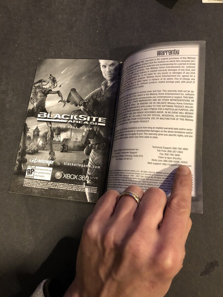 john woo stranglehold xbox 360 Manual Only