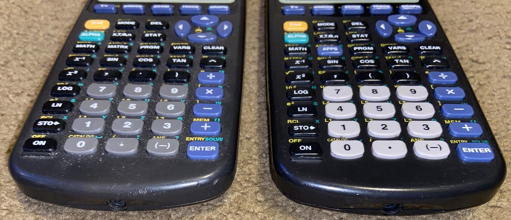 2x Texas Instruments TI-83 and 83 Plus Graphing Calculators - Do Not Work - Read