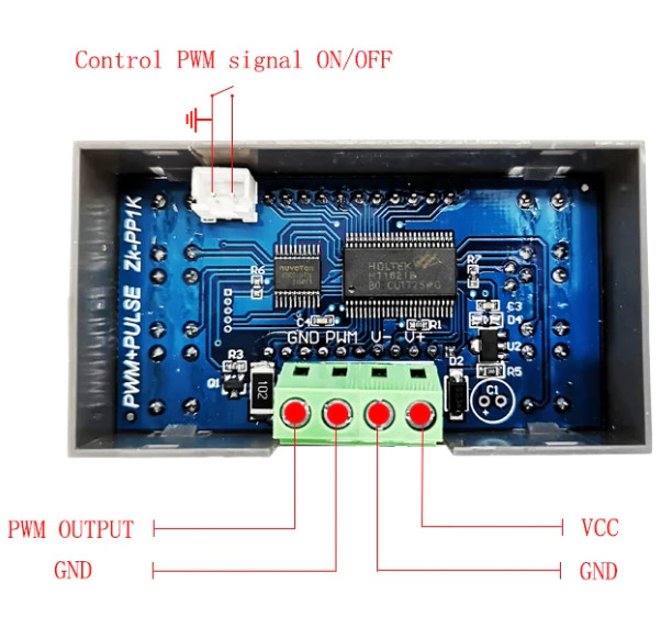 PWM Signal Generator Module Adjustable Pulse Frequency Duty Cycle Square Wave GL