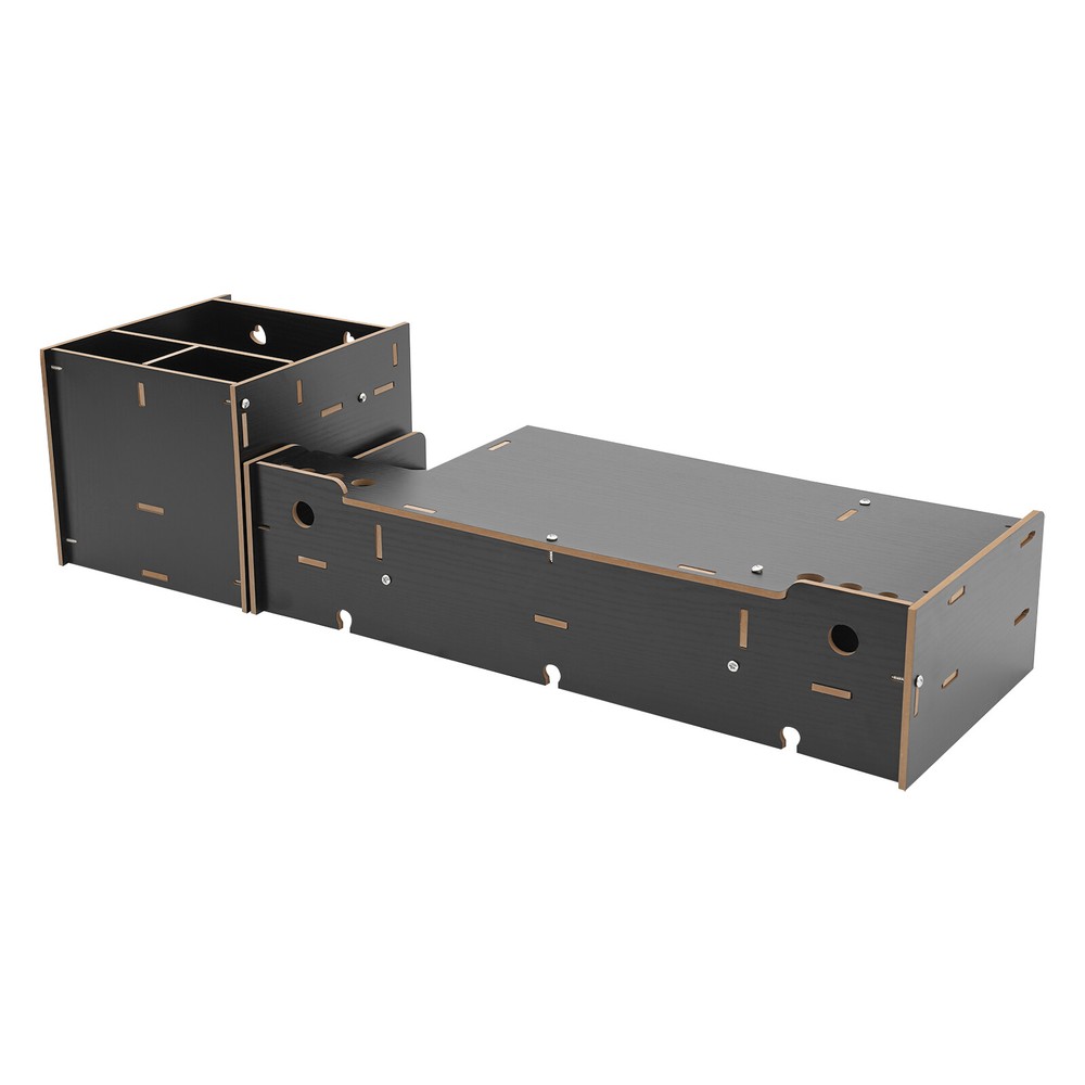 Monitor Stand Riser W/ Storage Organizer & Lock Drawer for Home Office Computer