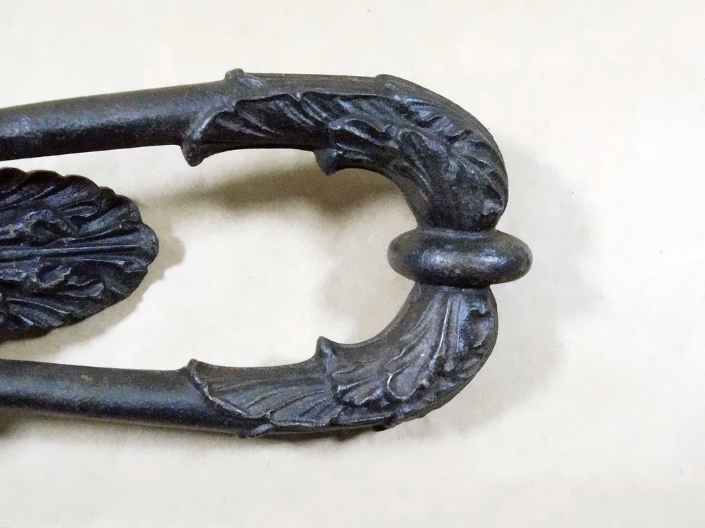 Antique entry door knocker cast iron