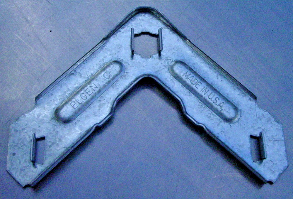 ELGEN Stackable C Corner - Duct work Corner Bracket - Box of 250