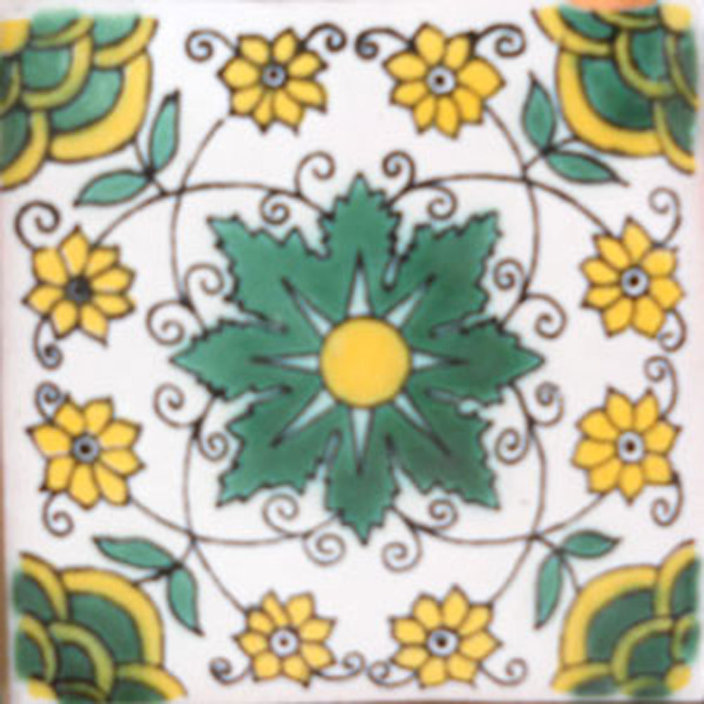#C100 MEXICAN CERAMIC HANDMADE TALAVERA TILE SETS